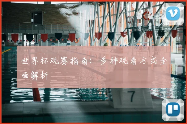 世界杯观赛指南：多种观看方式全面解析
